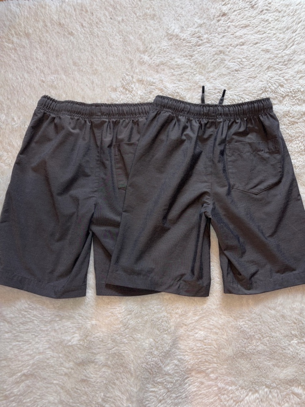 Two Bixby Nomad Boys 10 Hybrid Gray Pull On Shorts Drawstring Elastic Waist Lot - Picture 4 of 10